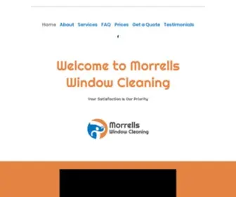 Morrellswindowcleaning.com(Professional Cleaning Services in Leeds) Screenshot