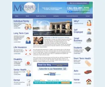 Morrillinsurancegroup.com(Kansas City's online source for Health Insurance) Screenshot