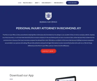 Morrinlawoffice.com(Car Accident Lawyer in Richmond) Screenshot