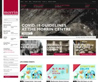 Morrin.org(Morrin Centre) Screenshot
