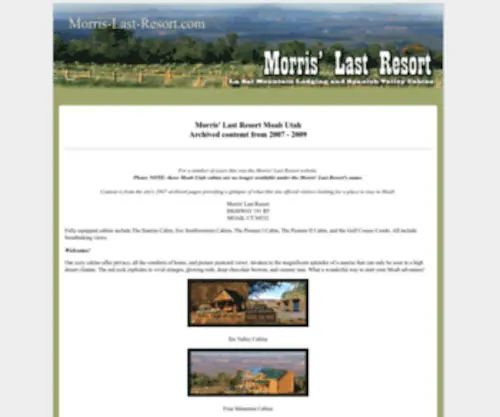 Morris-Last-Resort.com(Morris Last Resort) Screenshot