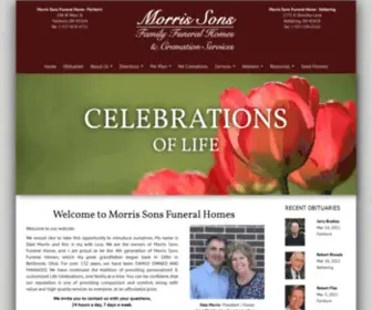 Morris-Sons.com(Morris Sons Funeral Homes) Screenshot