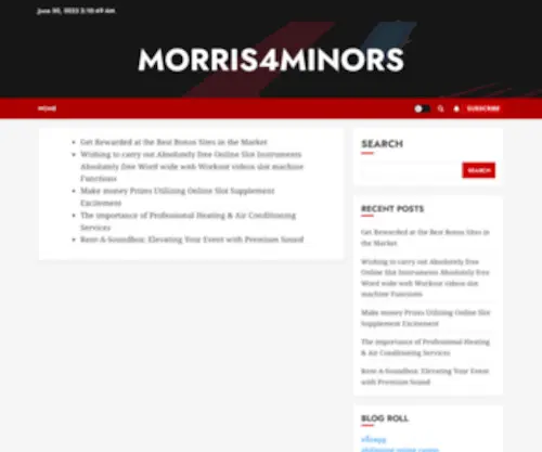 Morris4Minors.co.uk(Kids Cars) Screenshot