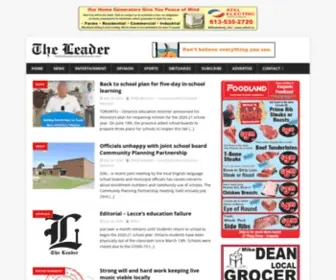 Morrisburgleader.ca(A family newspaper serving the community for more than a century) Screenshot