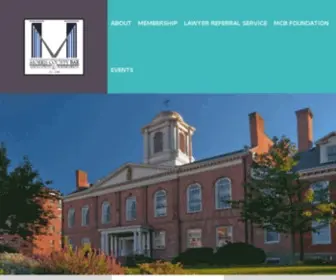 Morriscountybar.com(Morris County Bar Association & Foundation Home) Screenshot