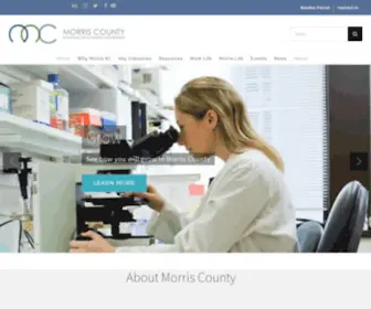 Morriscountyedc.org(Morris County New Jersey) Screenshot