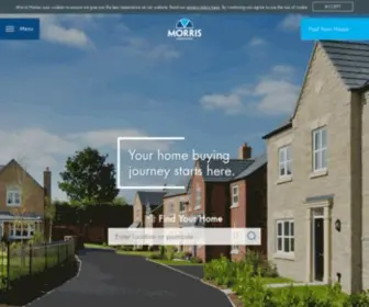 Morrishomes.co.uk(New Homes & Property for Sale from Morris Homes) Screenshot