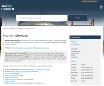 Morrishumanservices.org(Human Services) Screenshot