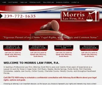 Morrislawfirm.org(Cape Coral) Screenshot