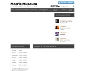 Morrismuseum.org(Morris Museum) Screenshot
