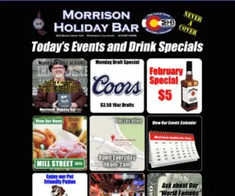 Morrisonholidaybar.com(Today's Events & Specials) Screenshot