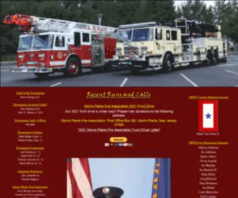 Morrisplainsfire.com(Morris Plains Fire Department) Screenshot