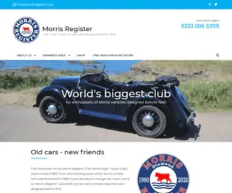 Morrisregister.co.uk(The club for Morris vehicles designed before 1940) Screenshot