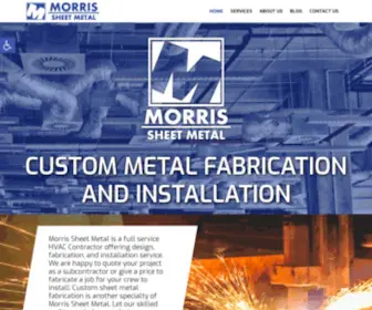 Morrissheetmetal.com(Morris Sheet Metal) Screenshot