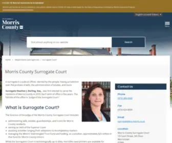 Morrissurrogate.com(Morris County surrogate) Screenshot