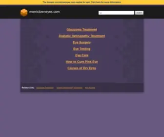 Morristowneyes.com(Morristowneyes) Screenshot
