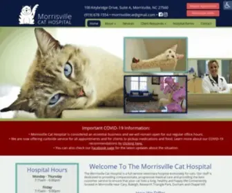 Morrisvillecathospital.com(Veterinarian in Morrisville) Screenshot