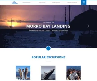 Morrobaylanding.com(Premier Central Coast Ocean Excursions) Screenshot
