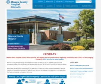 Morrowcountyhospital.com(Morrow County Hospital) Screenshot