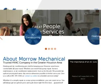 Morrowmechanical.com(A/C & Heating Repair) Screenshot