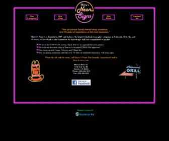 Morrysneon.com(Morry's Neon) Screenshot