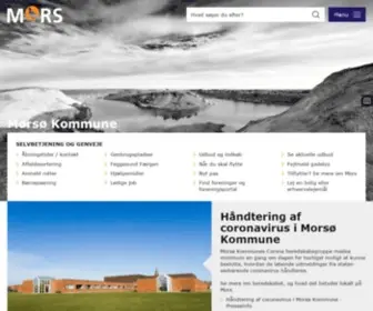 Mors.dk(Velkommen til Morsø Kommune. Vi har meget at byde på) Screenshot