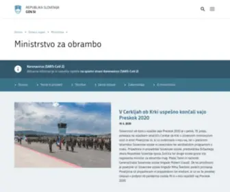 Mors.si(Ministrstvo za obrambo) Screenshot