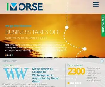 Morse.law(Corporate, IP, Employment, Litigation, Taxation) Screenshot