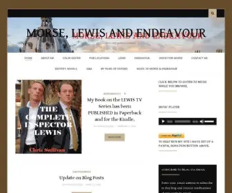 Morseandlewisandendeavour.com(The Morse Universe) Screenshot