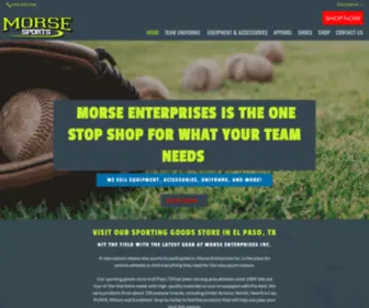 Morseenterprisestx.com(Success & safety on the field) Screenshot