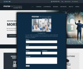 Morsetechnologies.com(Morse Technologies) Screenshot