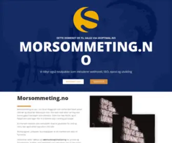 Morsommeting.no(Just another WordPress site) Screenshot