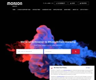 Morson.com(The Recruitment Experts) Screenshot