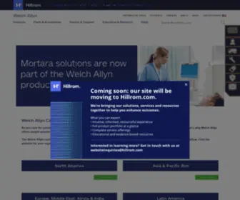 Mortara.com(Welch Allyn Cardiology) Screenshot