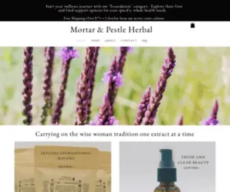 Mortarandpestleherbal.com(Botanical Alchemy) Screenshot