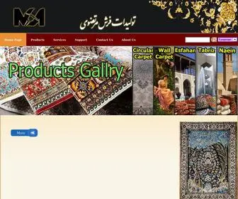 Mortazavicarpet.com(تولیدات) Screenshot