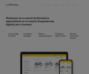 Mortensen.cat(Estudi de disseny digital de Barcelona) Screenshot