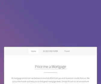 Mortgage-Pricer.com(Mortgage Pricer) Screenshot