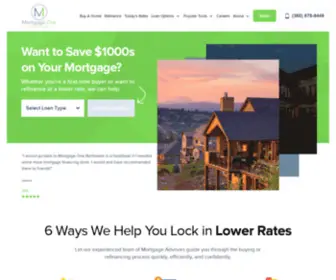 Mortgage1NW.com(Mortgage One Northwest) Screenshot