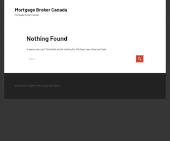 Mortgage2Search.ca(Mortgage Rate Canada) Screenshot