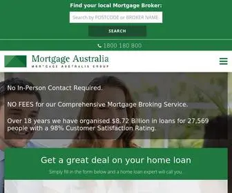 Mortgageaustralia.com.au(Mortgage Australia Broker) Screenshot