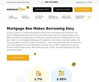 Mortgagebee.ca(Mortgage Specialists in Toronto) Screenshot