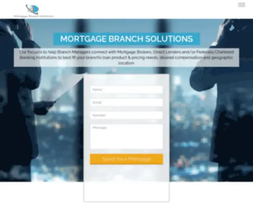 Mortgagebranchsolutions.com(Mortgage Branch Solutions) Screenshot