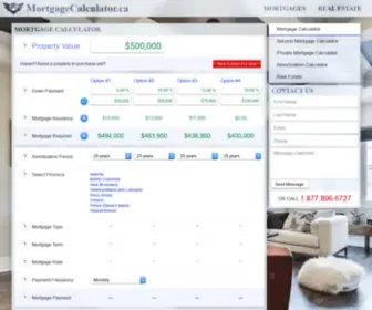 Mortgagecalculator.ca(Mortgage Calculator) Screenshot