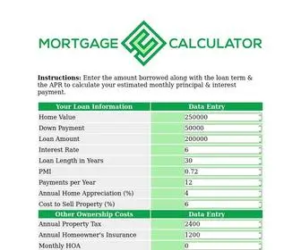 Mortgagecalculator.info(Mortgage Calculator) Screenshot