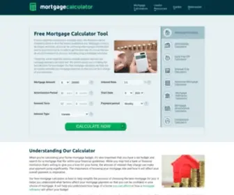 Mortgagecalculator.net(Free Mortgage Calculator Online) Screenshot