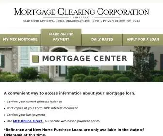 Mortgageclearing.com(MCC Mortgage) Screenshot