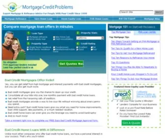 Mortgagecreditproblems.com(Bad Credit Mortgage & Home Loans Approved) Screenshot