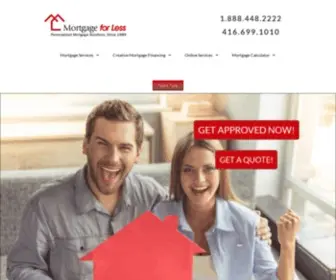 Mortgageforless.com(Mortgage for Less) Screenshot