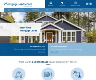 Mortgageleads.com(Mortgage Leads And Lead Generation Services For Loan) Screenshot